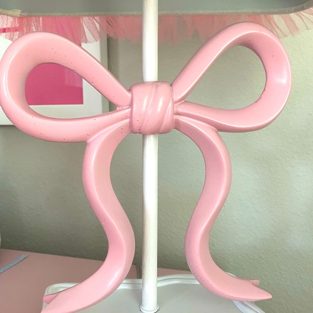 Nicole Miller Kids Tutu Accent Bow Lamp 🎀 - Picture 2 of 3